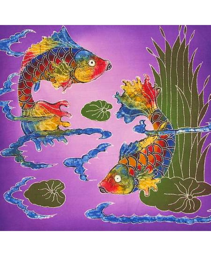 Koi Fish Purple Seas